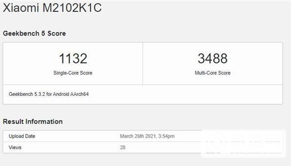 小米11Ultra跑分多少-Geekbench跑分详情