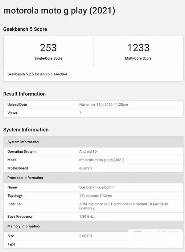 MotoGPlay2021参数配置-MotoGPlay2021参数详情