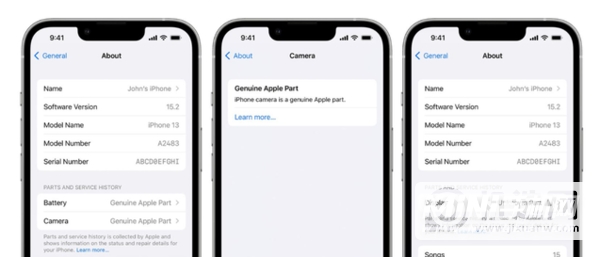 iPhone怎么看维修零件是不是正品-怎么看零件有没有被更换