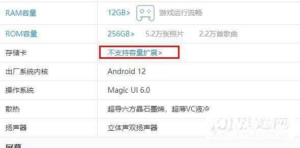 荣耀Magic4Pro支持内存扩展吗-可以插内存卡