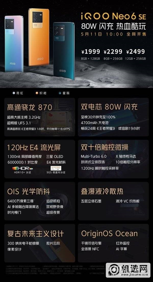 一张图看懂iQOO Neo6 SE xxxx元起售性价比无敌 